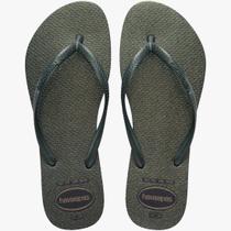 Sandália Havaianas Slim Gloss Verde Oliva Sandália Havaianas Slim Gloss Verde Oliva