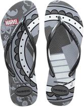 Sandália Havaianas Slim Marvel - Cinza Aço Sandália Havaianas Slim Marvel - Cinza Aço