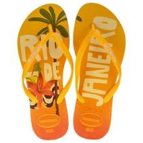 Sandália Havaianas Slim Postcard - Amarela Sandália Havaianas Slim Postcard - Amarela