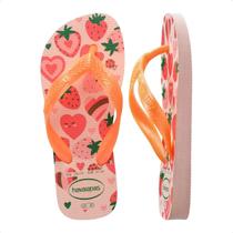 Sandalia havaianas top kids flores fc