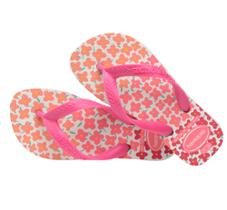 Sandalia havaianas top kids flores fc