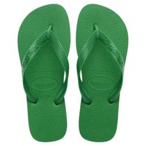 Sandália havaianas top verde patria tam 39/40