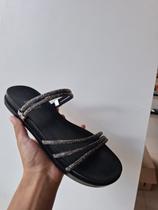 Sandália Improviso Fume/Preto Ref: 3049.0861