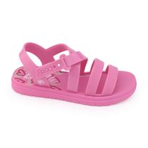 Sandália infant menina Grendene Kids Barbie Sweet 22955 Pink