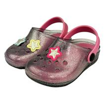 Sandália Infantil Babuche Menina Com Palmilha Estrela Macio Leve Magicc BB-003 Sandália Infantil Babuche Menina Com Palmilha Estrela Macio Leve Magicc BB-003