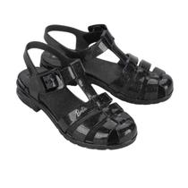 Sandália Infantil Barbie Duo Plus Preta Glitter Grendene Sandália Infantil Barbie Duo Plus Preta Glitter Grendene