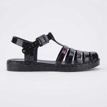 Sandália Infantil Barbie Duo Preto Glitter Grendene Kids 22459-BJ311 Sandália Infantil Barbie Duo Preto Glitter Grendene Kids 22459-BJ311