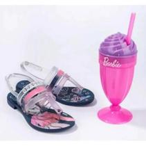 Sandalia Infantil Barbie Milkshake N31 - Azul