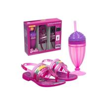 Sandalia Infantil Barbie Milkshake N35 - Rosa