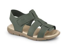 Sandália Infantil BIBI Sandals Mini de Couro Masculino