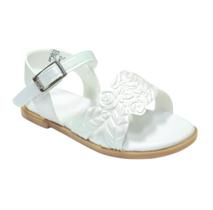 Sandália Infantil Bibi Shine Mini De Flores - 10001