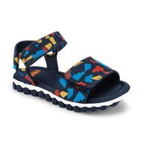 Sandália Infantil BIBI Summer Roller New Estampada Couro Masculino