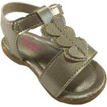 Sandália Infantil Charminho Ouro Light
