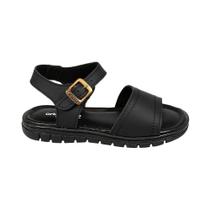 Sandália Infantil com Fivela Ortopasso Preta