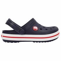 Sandália Infantil Crocs Crocband Clog 207005-485 Azul Marinho/Vermelho