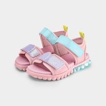 Sandália Infantil de Luz Bibi Summer Roller Light Rosa 1193065
