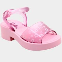 Sandália Infantil Disney Barbie High Menina - Rosa Sandália Infantil Disney Barbie High Menina - Rosa