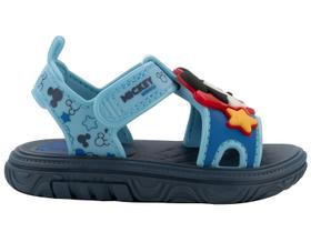 Sandália Infantil Disney Happy 23256 Básica tiras autocolantes PVC