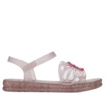 Sandália Infantil Feminina Barbie Fly com Mochila Grendene Kids 23268 Vidro/Glitter