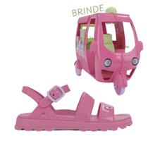 Sandália Infantil Feminina Barbie Sorveteria Grendene Kids 23221 Rosa Medio Sandália Infantil Feminina Barbie Sorveteria Grendene Kids 23221 Rosa Medio