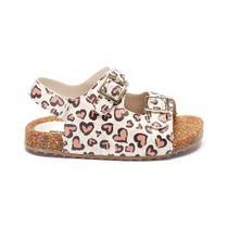 Sandália Infantil Feminina Casual Estampada Zebra/Corações Sandália Infantil Feminina Casual Estampada Zebra/Corações