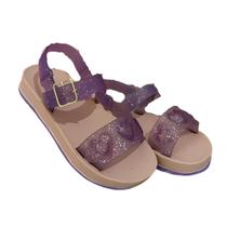 sandália infantil feminina de criança com gliter de coração super lançamento tendência