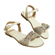 Sandália Infantil Feminina de Festa Luxo Strass 1962 Sandália Infantil Feminina de Festa Luxo Strass 1962