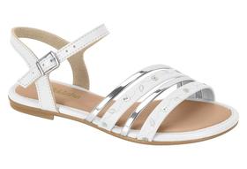 Sandália Infantil Feminina Festa Branca Molekinha 14712 Sandália Infantil Feminina Festa Branca Molekinha 14712