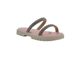 Sandália Infantil Feminina Flatform Tiras de Brilho Molekinha 2344127 Sandália Infantil Feminina Flatform Tiras de Brilho Molekinha 2344127