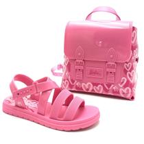 Sandália Infantil Feminina Grendene Kids Barbie Sweet Bag 22955