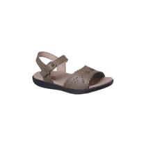 Sandália Infantil Feminina Ortopé Autêntica Basic Verde Militar
