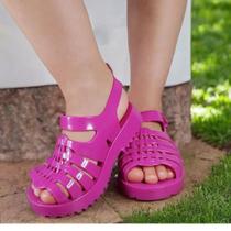 Sandália Infantil Feminina Percatinha Menina Tratorada Estilosa Delicada Escolar Blogueira Moda Shoes Kids