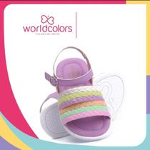 Sandália Infantil Feminina WorldColors Belinha Multicolor Sandália Infantil Feminina WorldColors Belinha Multicolor