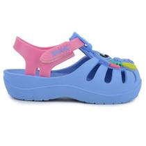 Sandália Infantil Feminino Grendene Disney Stitch Azul 2230 Sandália Infantil Feminino Grendene Disney Stitch Azul 2230