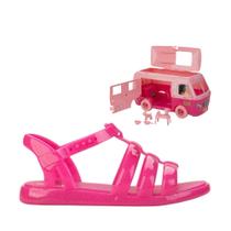 Sandália Infantil Grendene Barbie 23071 Rosa Sandália Infantil Grendene Barbie 23071 Rosa