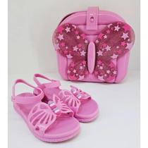 Sandália Infantil Grendene Barbie Fly com Mochila 23268