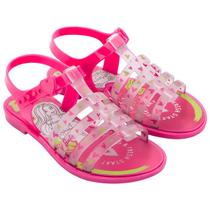 Sandália Infantil Grendene Barbie Ice Cream Flox Rosa/Vidro