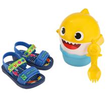 Sandália Infantil Grendene Kids Baby Shark Lanchinho Menino 22520