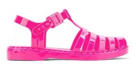 Sandália infantil grendene kids barbie duo pescadora rosa