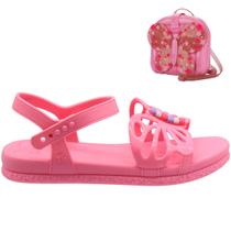Sandália Infantil Grendene Kids Boneca Fly Juvenil Com Mochila