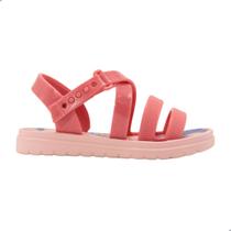 Sandália Infantil Grendene Kids Disney Sweet Bag Rosa e Vermelho Glitter Sandália Infantil Grendene Kids Disney Sweet Bag Rosa e Vermelho Glitter