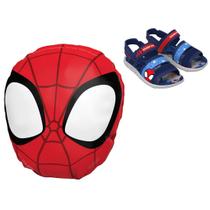 Sandalia Infantil Homem Aranha Com Almofada 22762