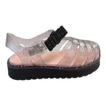 Sandalia Infantil Kidy Belinha Glitter Anabela 36930001103 Preto