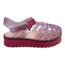 Sandalia Infantil Kidy Belinha Glitter Anabela 36930008287 Pink