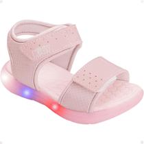 Sandália Infantil Kidy Flex Light Feminina Led Luz Pisca Pisca Estilosa Confortável