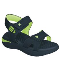 Sandalia infantil kidy fly marinho/amarelo/neon Sandalia infantil kidy fly marinho/amarelo/neon