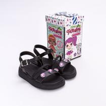 Sandália Infantil Kidy Mini Flat Form Preto