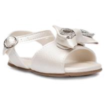 Sandália Infantil Klin Cup Cake Menina - Off White Sandália Infantil Klin Cup Cake Menina - Off White