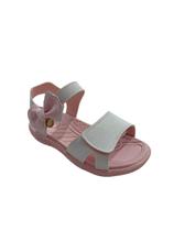 Sandalia Infantil Klin Menina Branco/Rosa 171225 Sandalia Infantil Klin Menina Branco/Rosa 171225