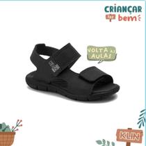 sandalia infantil klin tic tac anatomica preta